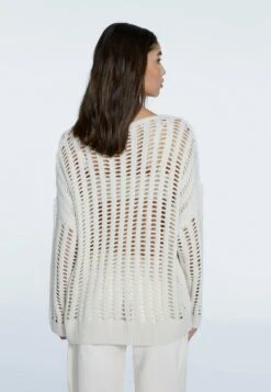 Stradivarius MIT LOCHMUSTER - Strickpullover - Off White 8 Stradivarius MIT LOCHMUSTER - Strickpullover - Off White -Stradivarius Deutschland Verkaufs-Shop 01746868cdde469a9452fa2870ba2b2d