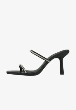 Stradivarius High Heel Sandalette - Black