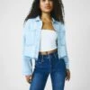 Stradivarius Jeansjacke - Light Blue Denim