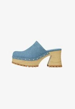 Stradivarius HIGH-HEEL WITH STUDS - Clogs - Blue Denim 11 Stradivarius HIGH-HEEL WITH STUDS - Clogs - Blue Denim -Stradivarius Deutschland Verkaufs-Shop 01c7b74b5f7141189f8543446c27847c 1