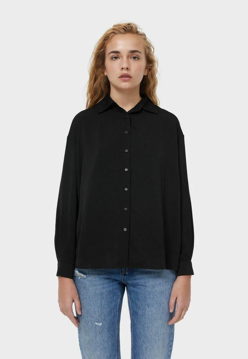 Stradivarius Hemdbluse - Black 6 Stradivarius Hemdbluse - Black – Bild 6