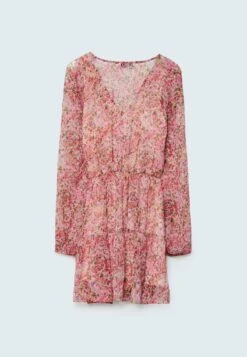 Stradivarius SHORT CHIFFON - Freizeitkleid - Off White -Stradivarius Deutschland Verkaufs-Shop 03449ac6e79742a1b39a0c257275a631