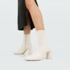 Stradivarius Stiefelette - Off White