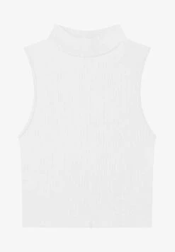 Stradivarius MIT GERIPPTEM STEHKRAGEN - Top - White 10 Stradivarius MIT GERIPPTEM STEHKRAGEN - Top - White -Stradivarius Deutschland Verkaufs-Shop 0523c71bf2464dc386dc536736c64983