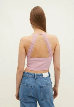 Stradivarius SEAMLESS WITH BLONDE STRAPS - Top - Light Pink 8 Stradivarius SEAMLESS WITH BLONDE STRAPS - Top - Light Pink -Stradivarius Deutschland Verkaufs-Shop 062451e8b6f345ecbb7b7974b6463cc2