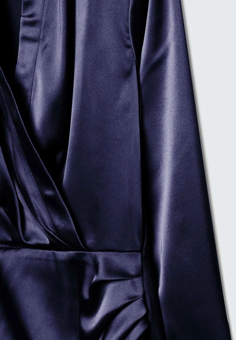 Stradivarius MIT DRAPIERTEM ROCK - Cocktailkleid/festliches Kleid - Dark Blue 6 Stradivarius MIT DRAPIERTEM ROCK - Cocktailkleid/festliches Kleid - Dark Blue – Bild 6