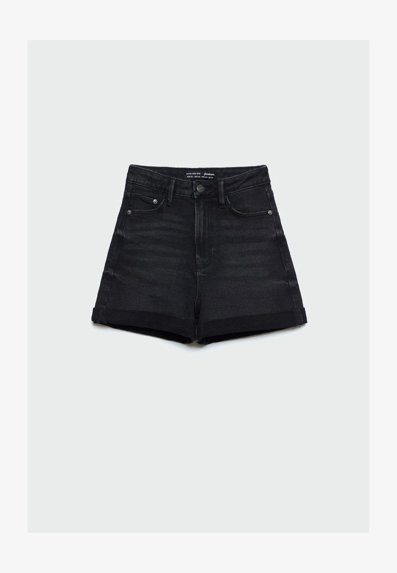 Stradivarius Jeans Shorts - Black 5 Stradivarius Jeans Shorts - Black – Bild 5