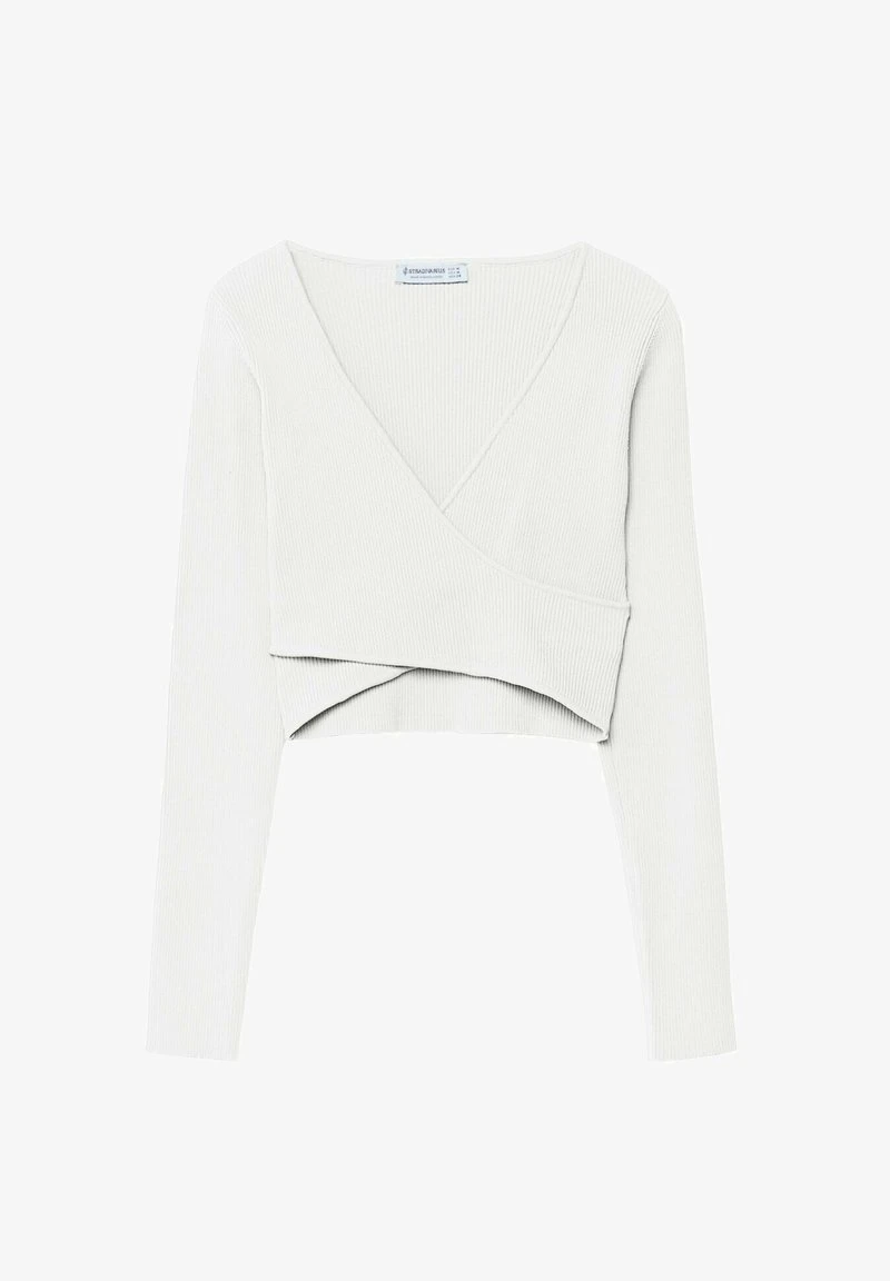 Stradivarius WRAP - Langarmshirt - Off White 5 Stradivarius WRAP - Langarmshirt - Off White – Bild 5