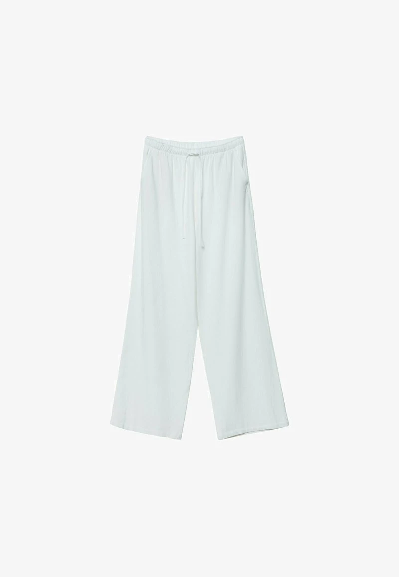 Stradivarius LONG FLOWING RUSTIC - Stoffhose - Off White 5 Stradivarius LONG FLOWING RUSTIC - Stoffhose - Off White – Bild 5