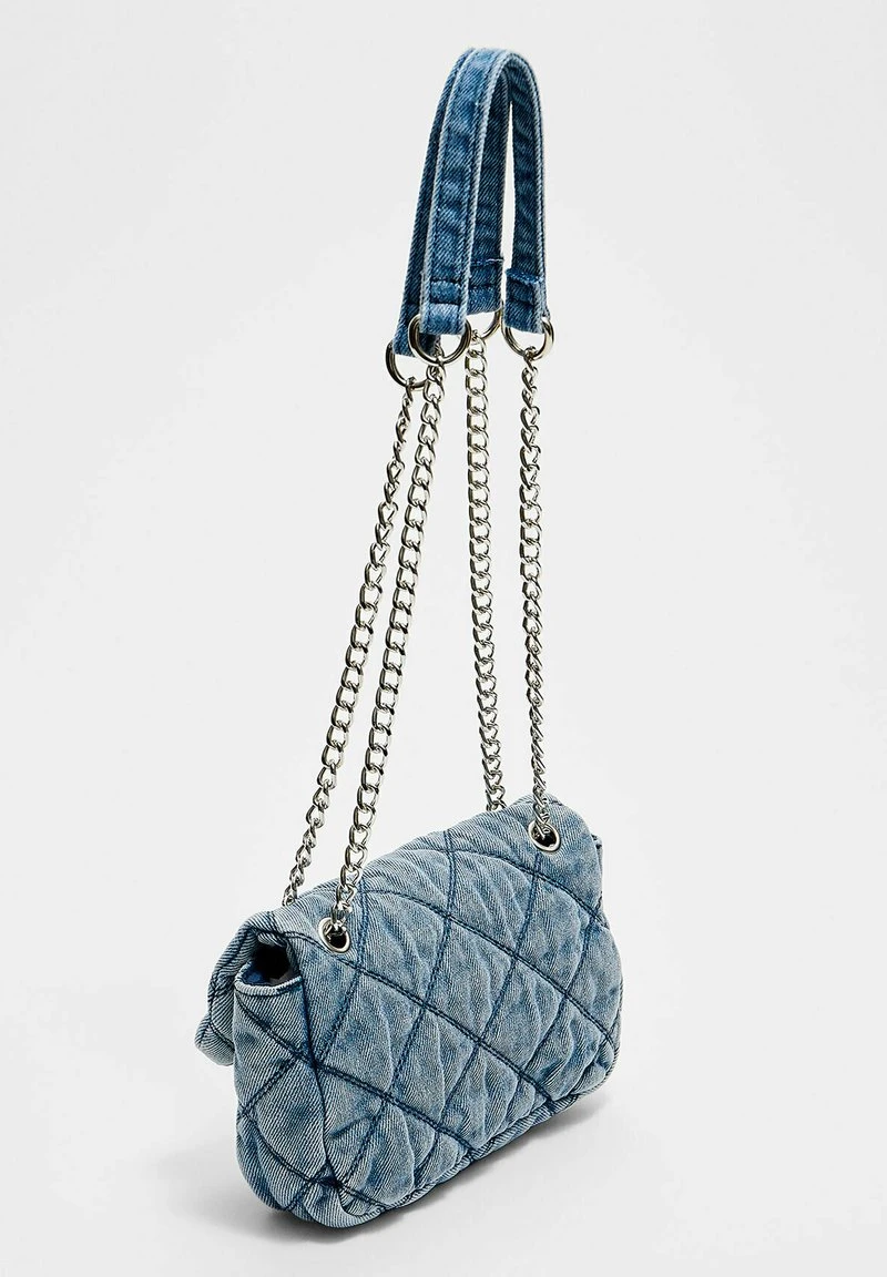 Stradivarius SMALL - Umhängetasche - Light Blue 4 Stradivarius SMALL - Umhängetasche - Light Blue – Bild 4