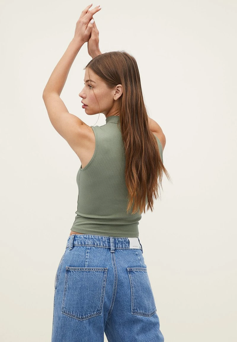 Stradivarius Top - Khaki 2 Stradivarius Top - Khaki – Bild 2