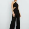 Stradivarius NECKHOLDER - Jumpsuit - Black