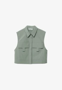 Stradivarius SLEEVELESS UTILITY - Top - Khaki -Stradivarius Deutschland Verkaufs-Shop 10d375dbd7f24398ae527742d3064cab