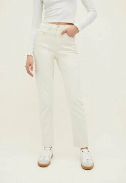 Stradivarius Jeans Slim Fit - Off White