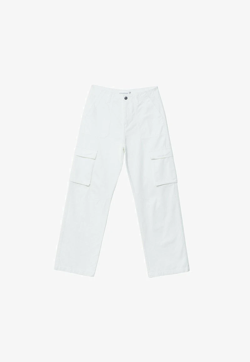 Stradivarius Cargohose - Off White 5 Stradivarius Cargohose - Off White – Bild 5