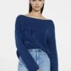 Stradivarius DROP SLEEVE - Strickpullover - Royal Blue