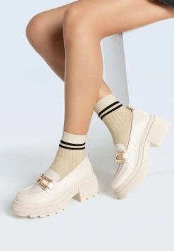 Stradivarius Mokassin - Off White