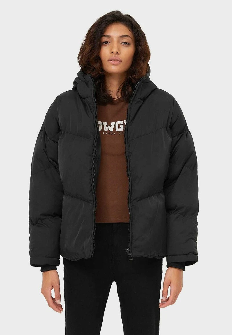 Stradivarius OVERSIZE - Winterjacke - Black 6 Stradivarius OVERSIZE - Winterjacke - Black – Bild 6