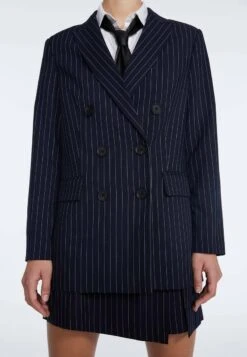 Stradivarius Blazer - Dark Blue -Stradivarius Deutschland Verkaufs-Shop 143b46993dd64d5aa9011aff7aa1f653