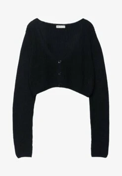 Stradivarius CROPPED 07516155 - Strickjacke - Black -Stradivarius Deutschland Verkaufs-Shop 15967fc0f0f6449d868a53ee904d86d6