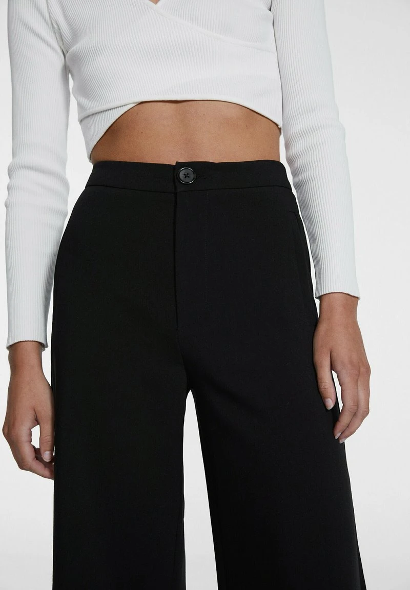 Stradivarius SMART - Stoffhose - Black 4 Stradivarius SMART - Stoffhose - Black – Bild 4