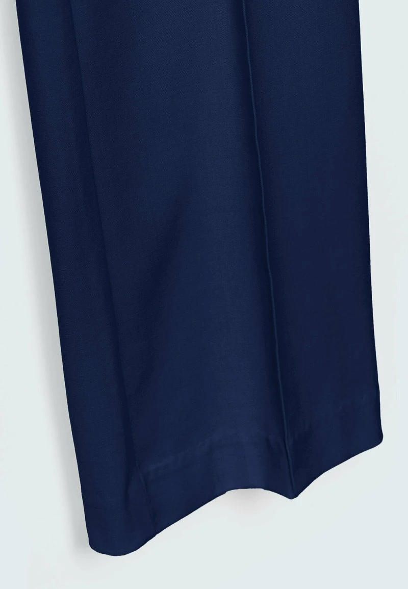 Stradivarius MIT MITTELNAHT - Stoffhose - Dark Blue 6 Stradivarius MIT MITTELNAHT - Stoffhose - Dark Blue – Bild 6