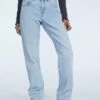 Stradivarius IM FIT - Jeans Straight Leg - Light Blue Denim