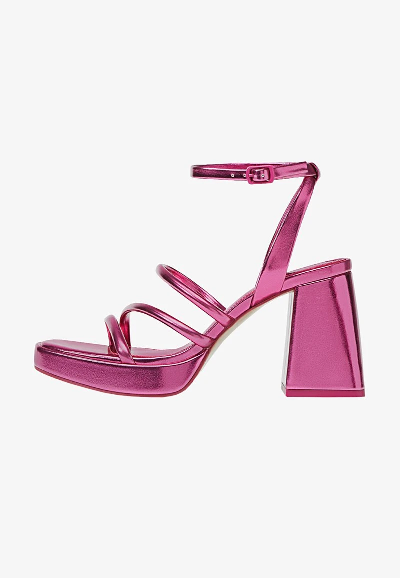 Stradivarius Plateausandalette - Pink 2 Stradivarius Plateausandalette - Pink – Bild 2