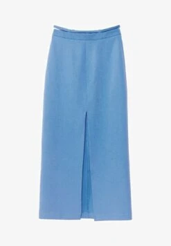 Stradivarius SMART WITH WAISTBAND DETAIL - A-Linien-Rock - Mottled Light Blue -Stradivarius Deutschland Verkaufs-Shop 1739aa551e34414d96b3918a0b4c05e8