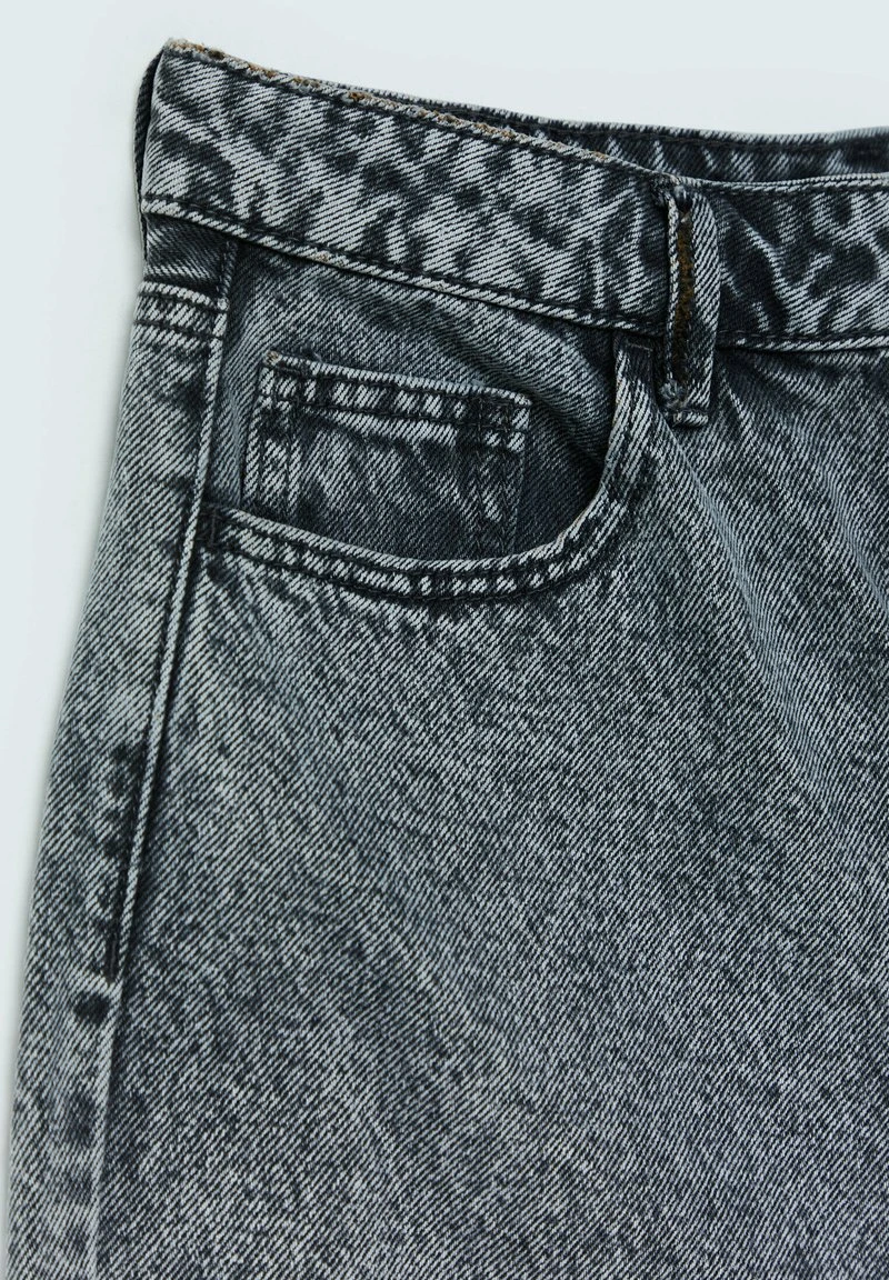 Stradivarius MID-RISE MOM - Jeans Straight Leg - Black Denim 6 Stradivarius MID-RISE MOM - Jeans Straight Leg - Black Denim – Bild 6