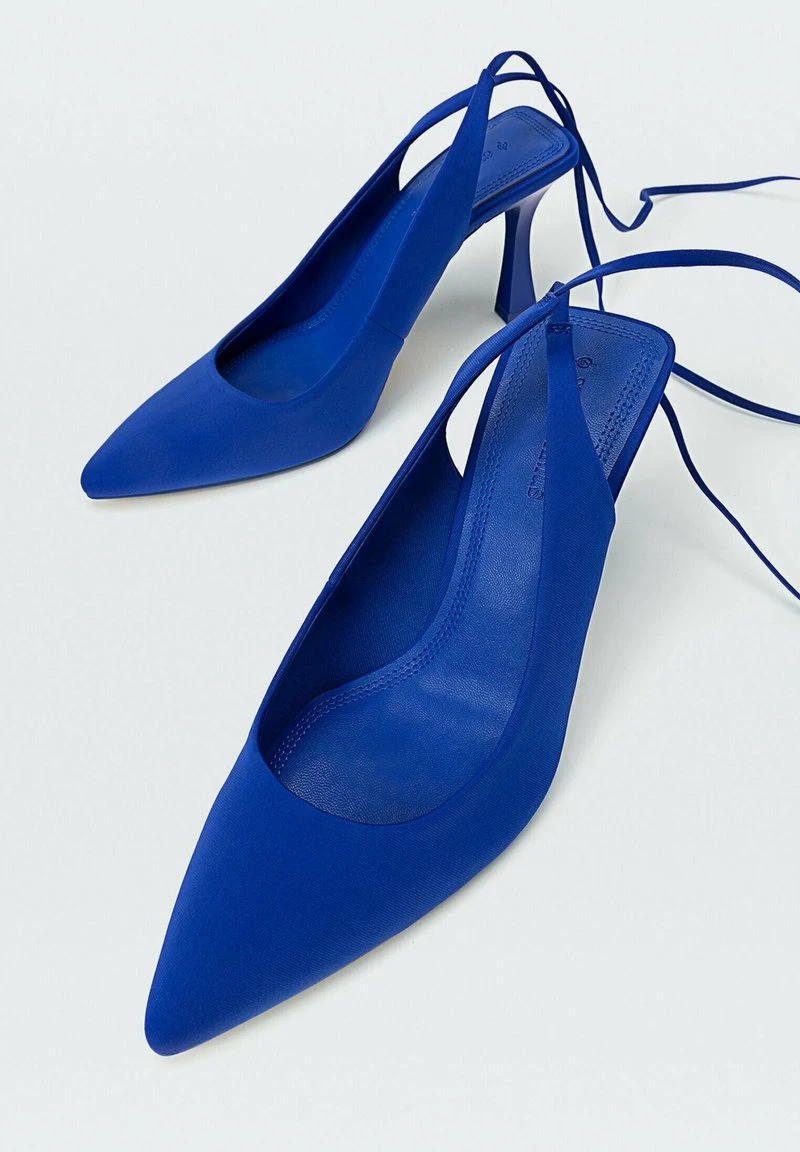 Stradivarius OFFENER UND SCHNÜRUNG - Schnürpumps - Blue 3 Stradivarius OFFENER UND SCHNÜRUNG - Schnürpumps - Blue – Bild 3