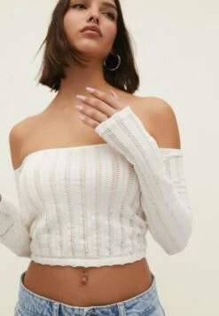 Stradivarius WITH PERFORATIONS - Langarmshirt - Off White 9 Stradivarius WITH PERFORATIONS - Langarmshirt - Off White -Stradivarius Deutschland Verkaufs-Shop 18df6ca70b6d46fbb4312d6dd4ac8d44