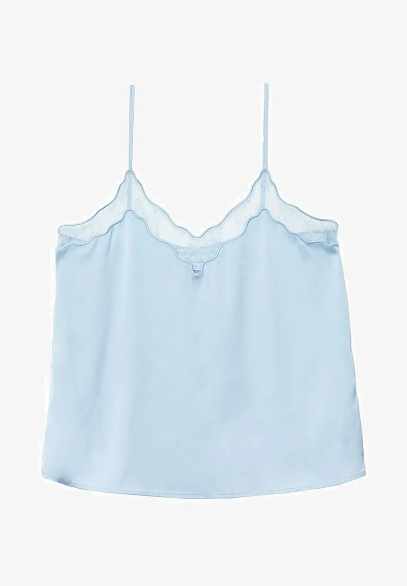 Stradivarius TRIMMED - Top - Blue 5 Stradivarius TRIMMED - Top - Blue – Bild 5
