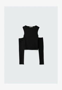 Stradivarius SCHULTERFREIES - Langarmshirt - Black -Stradivarius Deutschland Verkaufs-Shop 1acf82d5ebce413fbe6515ec265cc8eb