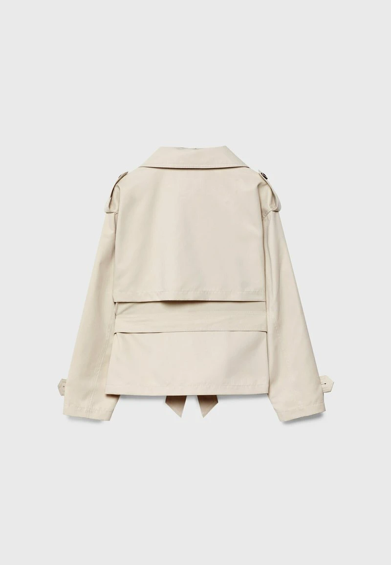 Stradivarius WITH BELT - Trenchcoat - Stone 6 Stradivarius WITH BELT - Trenchcoat - Stone – Bild 6