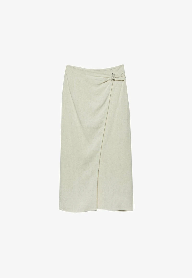 Stradivarius RUSTIC MIDI - Wickelrock - Stone 5 Stradivarius RUSTIC MIDI - Wickelrock - Stone – Bild 5