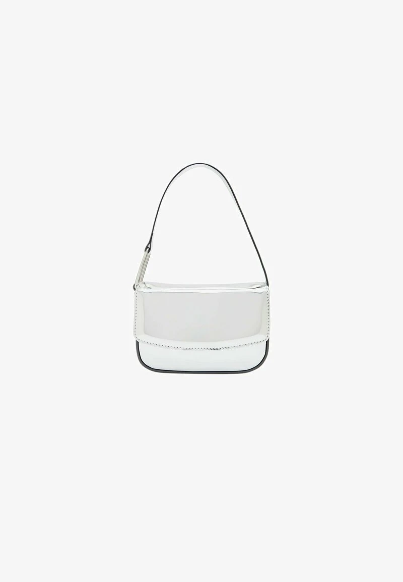 Stradivarius MINI MIRRORED - Handtasche - Metallic Grey 3 Stradivarius MINI MIRRORED - Handtasche - Metallic Grey – Bild 3