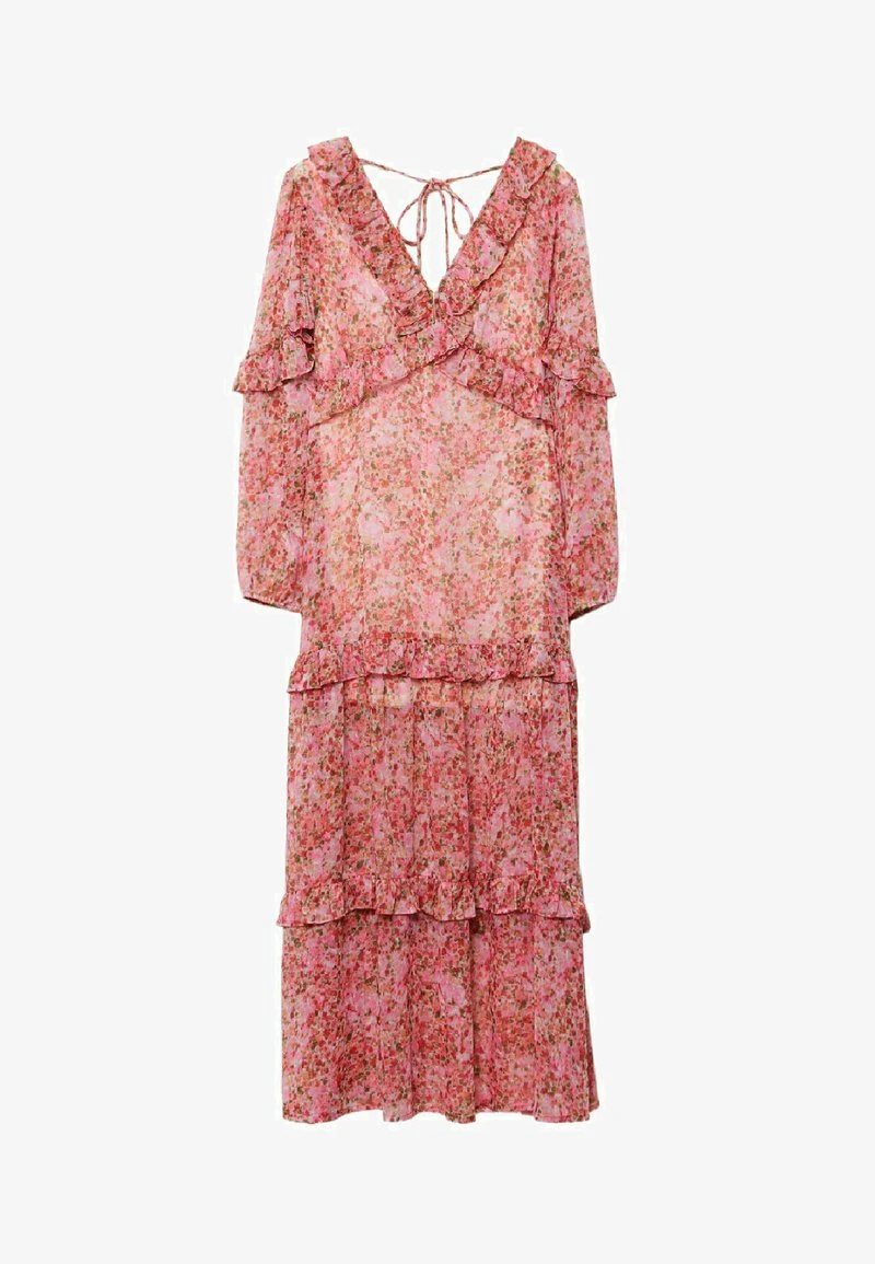 Stradivarius WITH RUFFLES - Maxikleid - Light Pink 5 Stradivarius WITH RUFFLES - Maxikleid - Light Pink – Bild 5