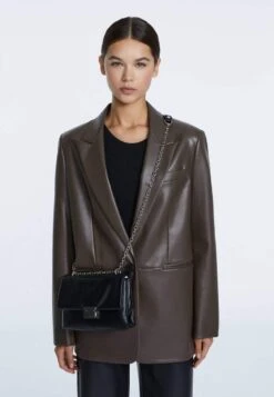 Stradivarius MIT VERSCHLUSS - Umhängetasche - Black