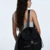 Stradivarius WANDELBARER - Tagesrucksack - Black