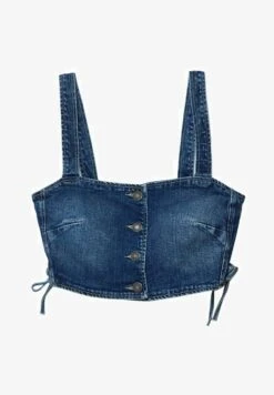 Stradivarius Top - Stone Blue Denim 10 Stradivarius Top - Stone Blue Denim -Stradivarius Deutschland Verkaufs-Shop 217d195c2cfa454c96075e037d7bb71b