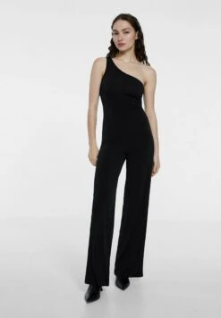 Stradivarius WITH CRISS CROSS BACK - Jumpsuit - Black