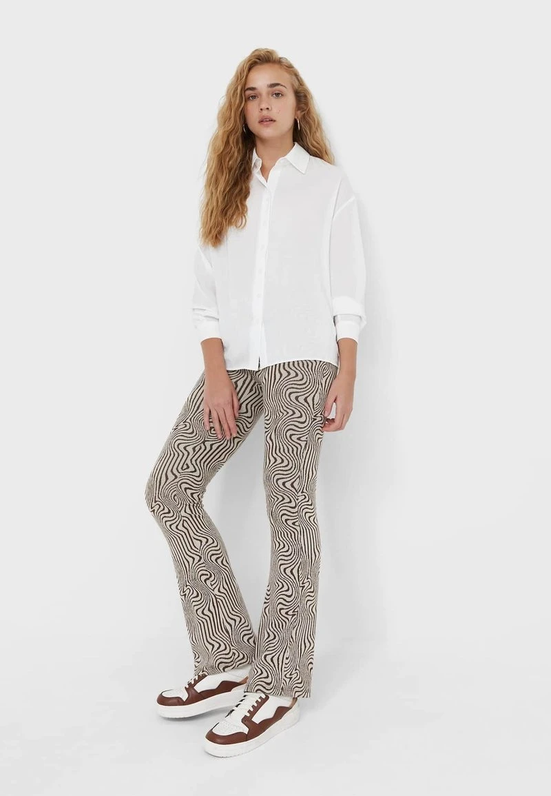 Stradivarius Hemdbluse - White 2 Stradivarius Hemdbluse - White – Bild 2