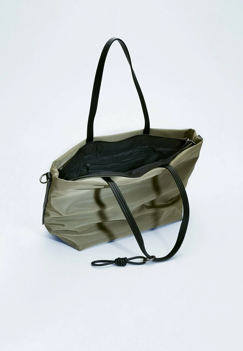 Stradivarius BASIC - Shopping Bag - Khaki 5 Stradivarius BASIC - Shopping Bag - Khaki – Bild 5