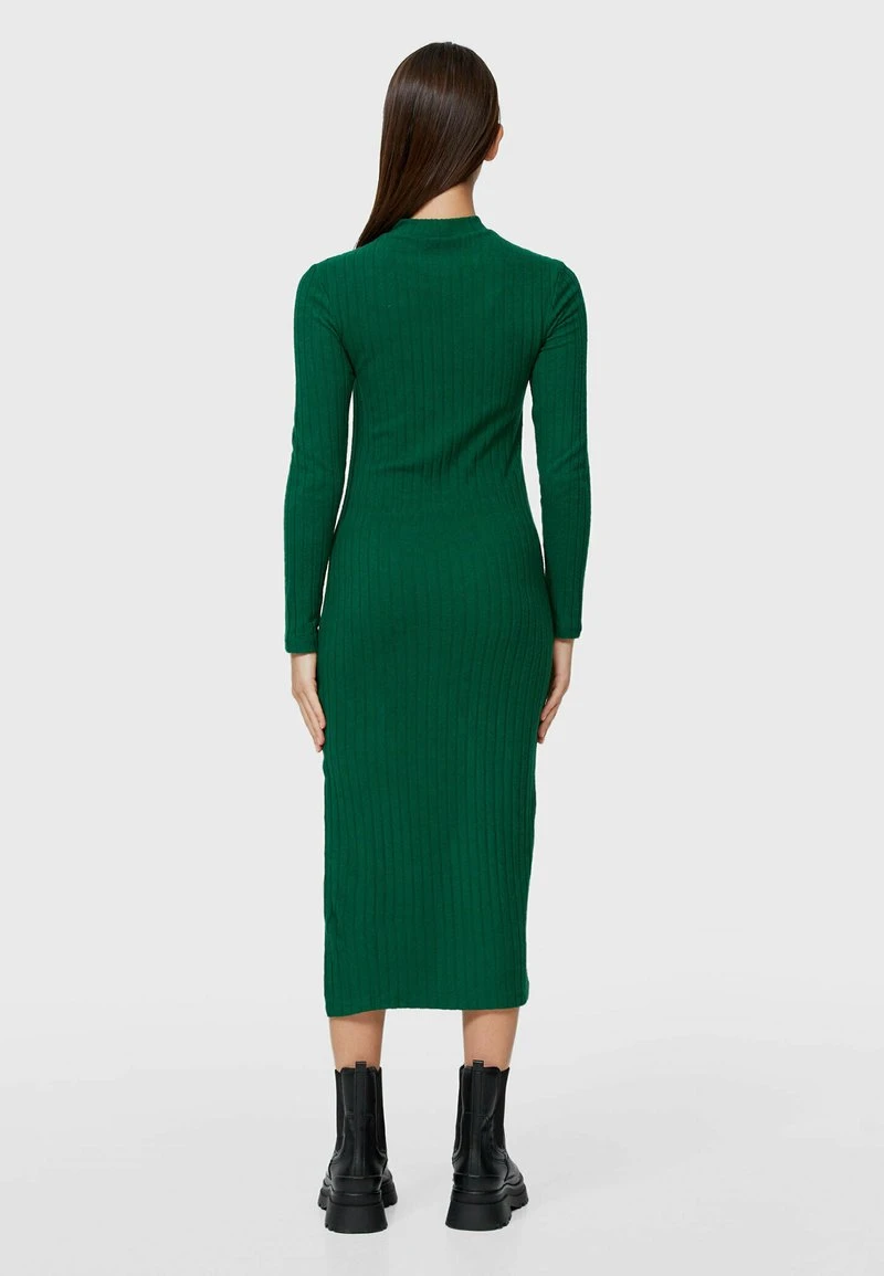 Stradivarius WEICHES - Strickkleid - Mottled Green 3 Stradivarius WEICHES - Strickkleid - Mottled Green – Bild 3