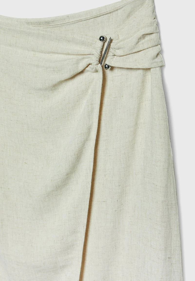 Stradivarius RUSTIC MIDI - Wickelrock - Stone 6 Stradivarius RUSTIC MIDI - Wickelrock - Stone – Bild 6