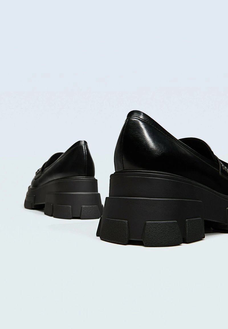 Stradivarius MIT VERZIERUNG - Slipper - Black 4 Stradivarius MIT VERZIERUNG - Slipper - Black – Bild 4