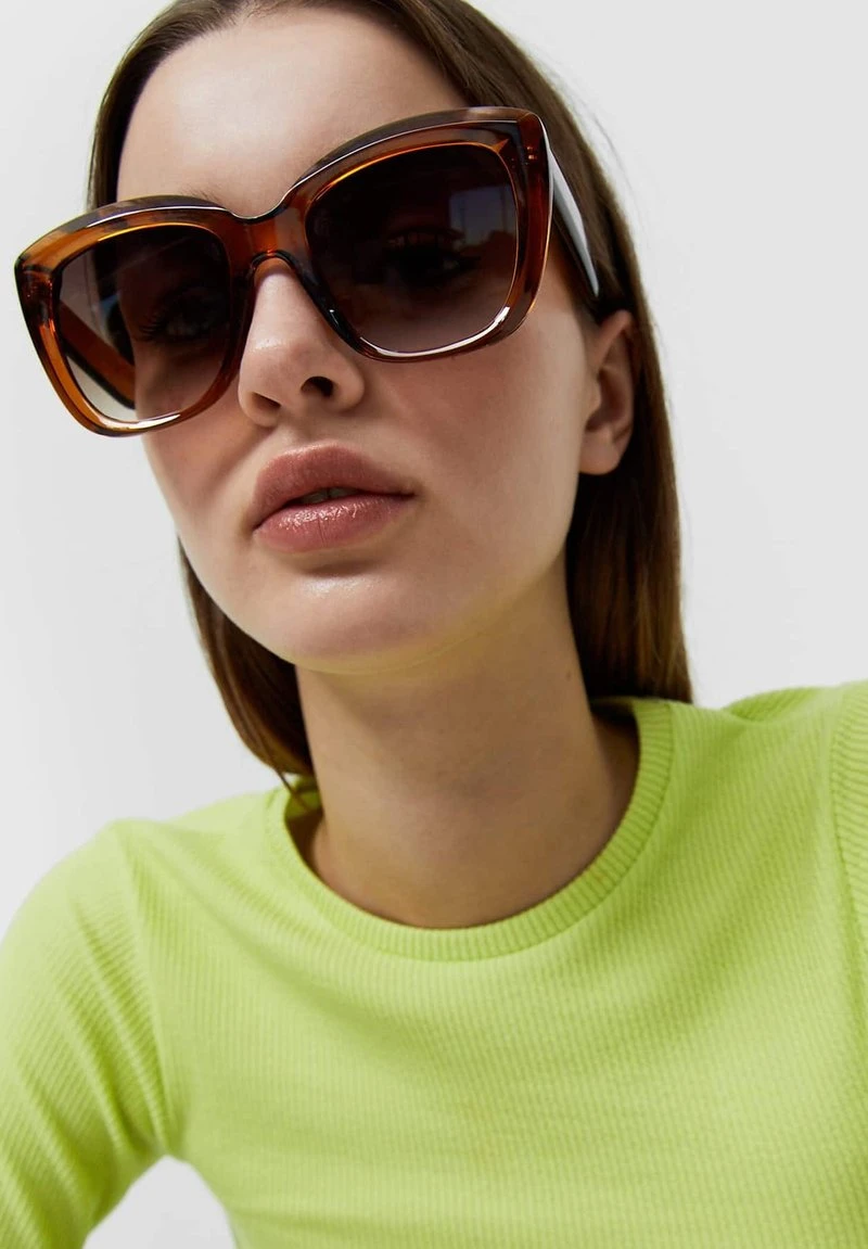 Stradivarius RETROLOOK - Sonnenbrille - Brown 6 Stradivarius RETROLOOK - Sonnenbrille - Brown – Bild 6