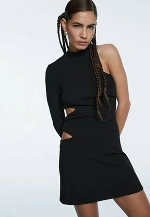 Stradivarius GATHERED - Etuikleid - Dark Grey 6 Stradivarius GATHERED - Etuikleid - Dark Grey – Bild 6