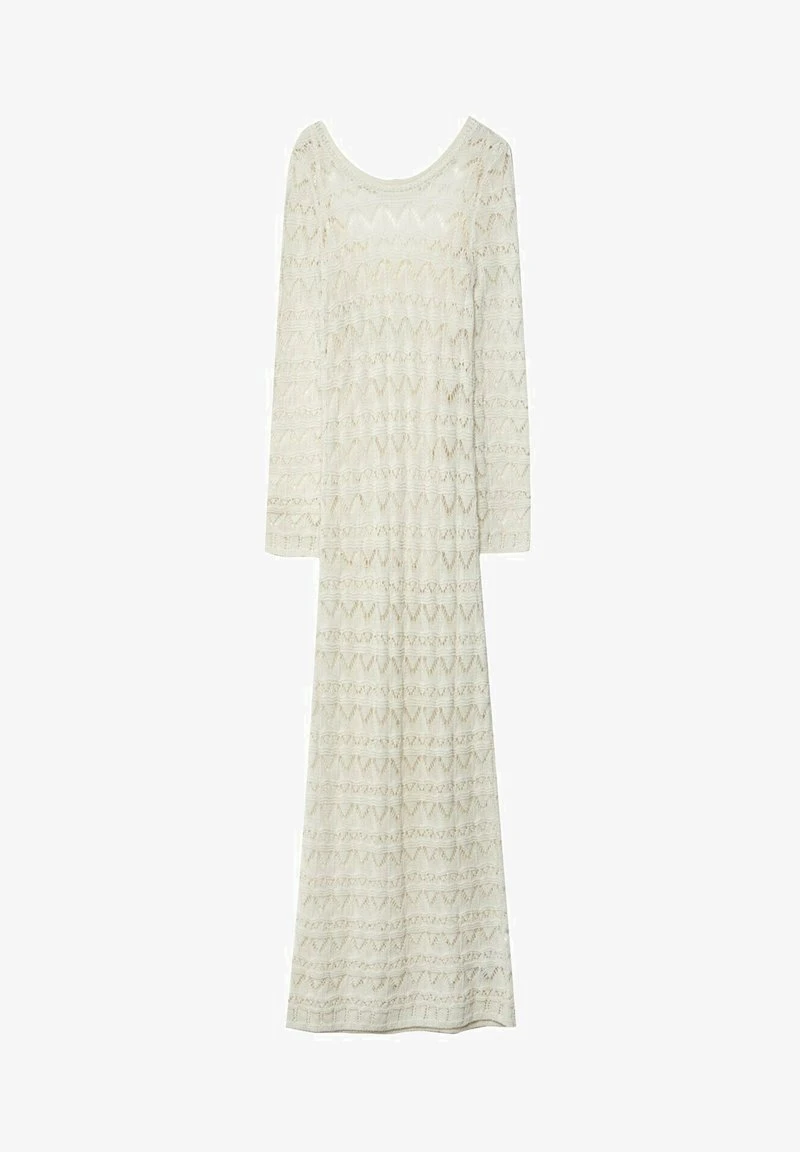 Stradivarius LONG OPEN - Maxikleid - Beige 5 Stradivarius LONG OPEN - Maxikleid - Beige – Bild 5